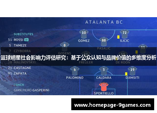 篮球明星社会影响力评估研究：基于公众认知与品牌价值的多维度分析